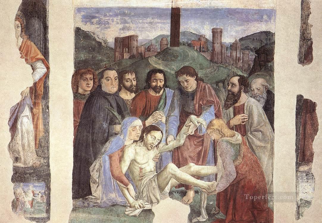 Lamentaion über den toten Christus Religiosen Domenico Ghirlandaio Ölgemälde